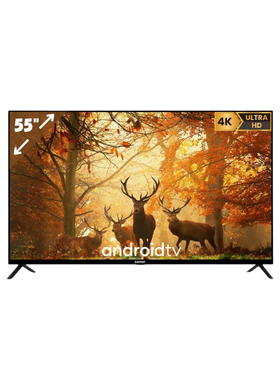 OPTIMAL GROWTH - Купить Телевизор Sonor 55SNR100SV Smart TV, черный онлайн с доставкой в маркетплейсе alifshop.uz