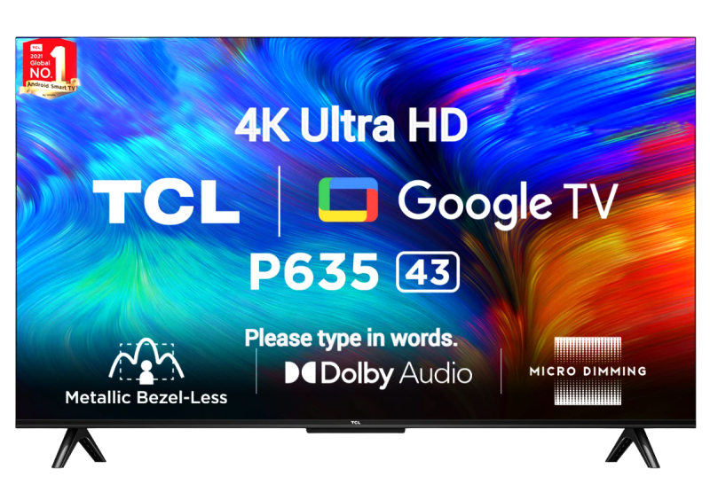 OPTIMAL GROWTH - Купить Телевизор TCL 43P635 Smart 4K, чёрный онлайн с доставкой в маркетплейсе alifshop.uz