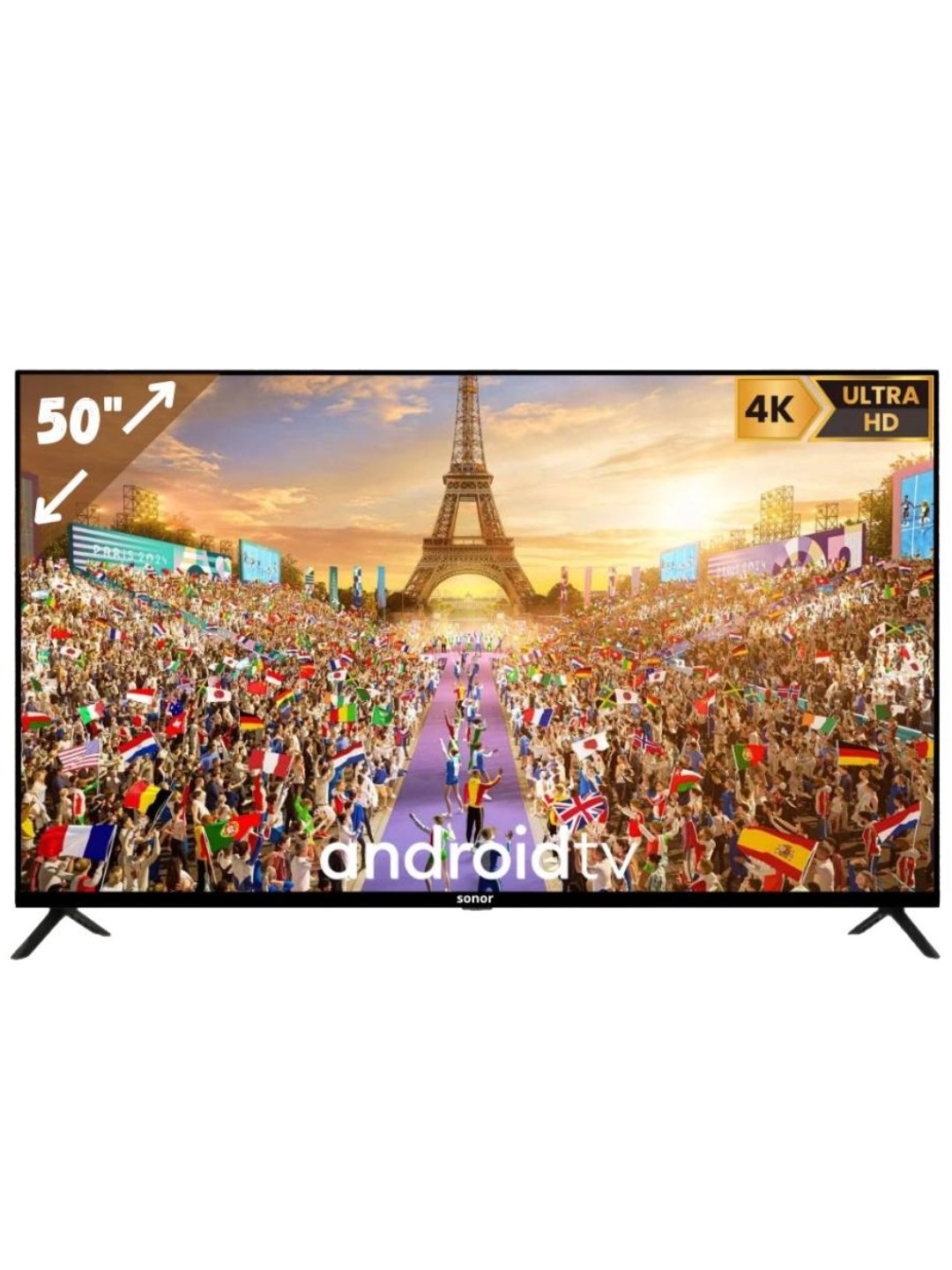 OPTIMAL GROWTH - Купить Телевизор Sonor 50SNR100SV Smart TV 4K, черный онлайн с доставкой в маркетплейсе alifshop.uz