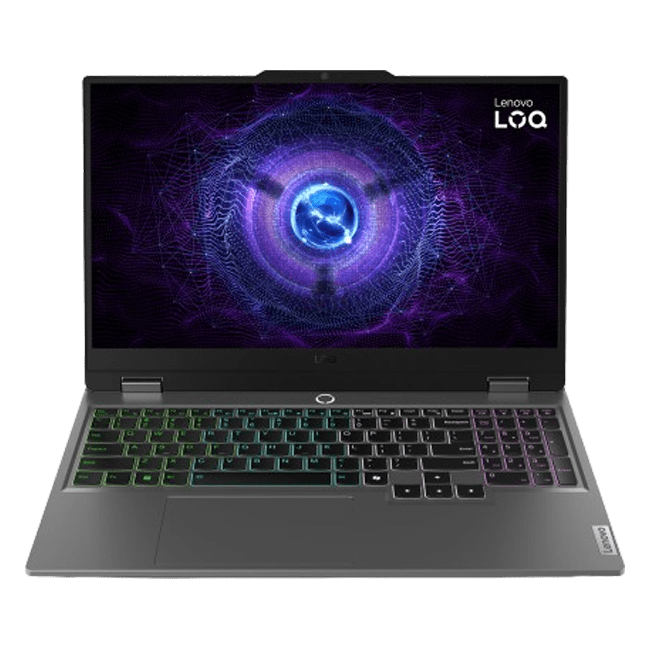 BIRINCHI - Купить Игровой ноутбук Lenovo LOQ Gaming 15IAX9 / i5-12450HX / 12 GB / SSD 512 GB / 15.6", серый онлайн с доставкой в маркетплейсе alifshop.uz