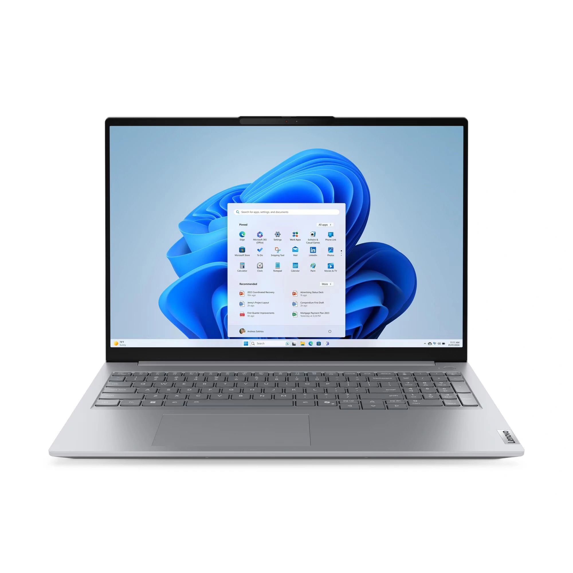 BIRINCHI - Купить Ноутбук Lenovo Thinkbook 16 / U5 225U / 16 GB / SSD 512 GB / 16", серый онлайн с доставкой в маркетплейсе alifshop.uz