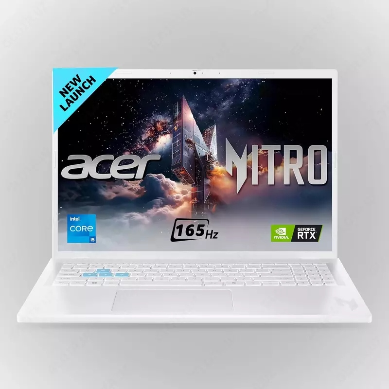 BIRINCHI - Купить Ноутбук Acer Nitro Lite NL16-71G-55JR / i5-13420H / 16 GB / SSD 512 GB / RTX 3050 / 16", Pearl White онлайн с доставкой в маркетплейсе alifshop.uz