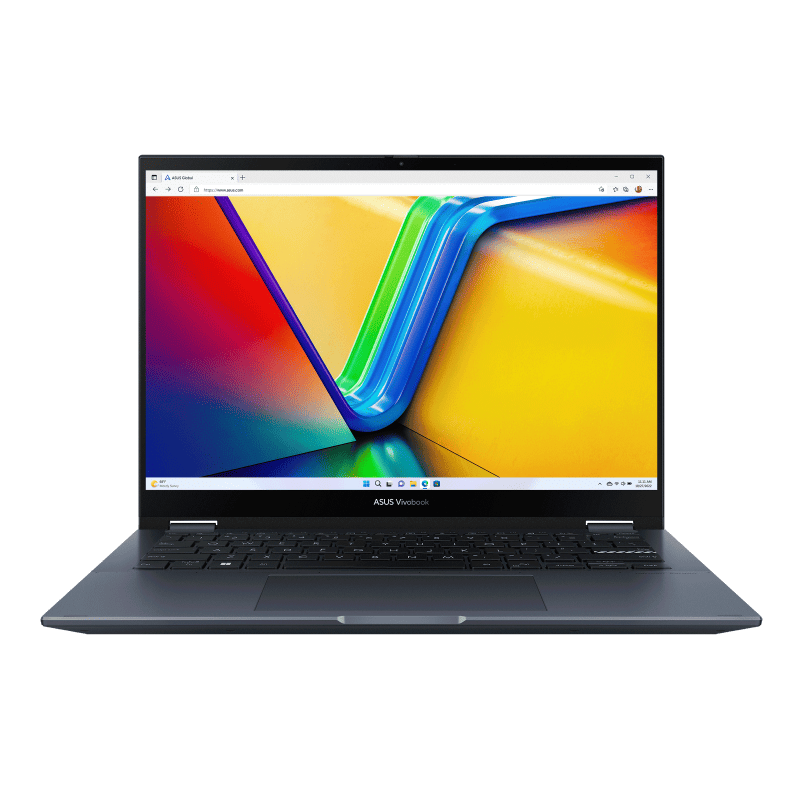 BIRINCHI - Купить Ноутбук Asus Viviobook Flip X360 TP3402V / i7‑13700H / 16 GB / SSD 512 GB / 14", Темно-серый онлайн с доставкой в маркетплейсе alifshop.uz