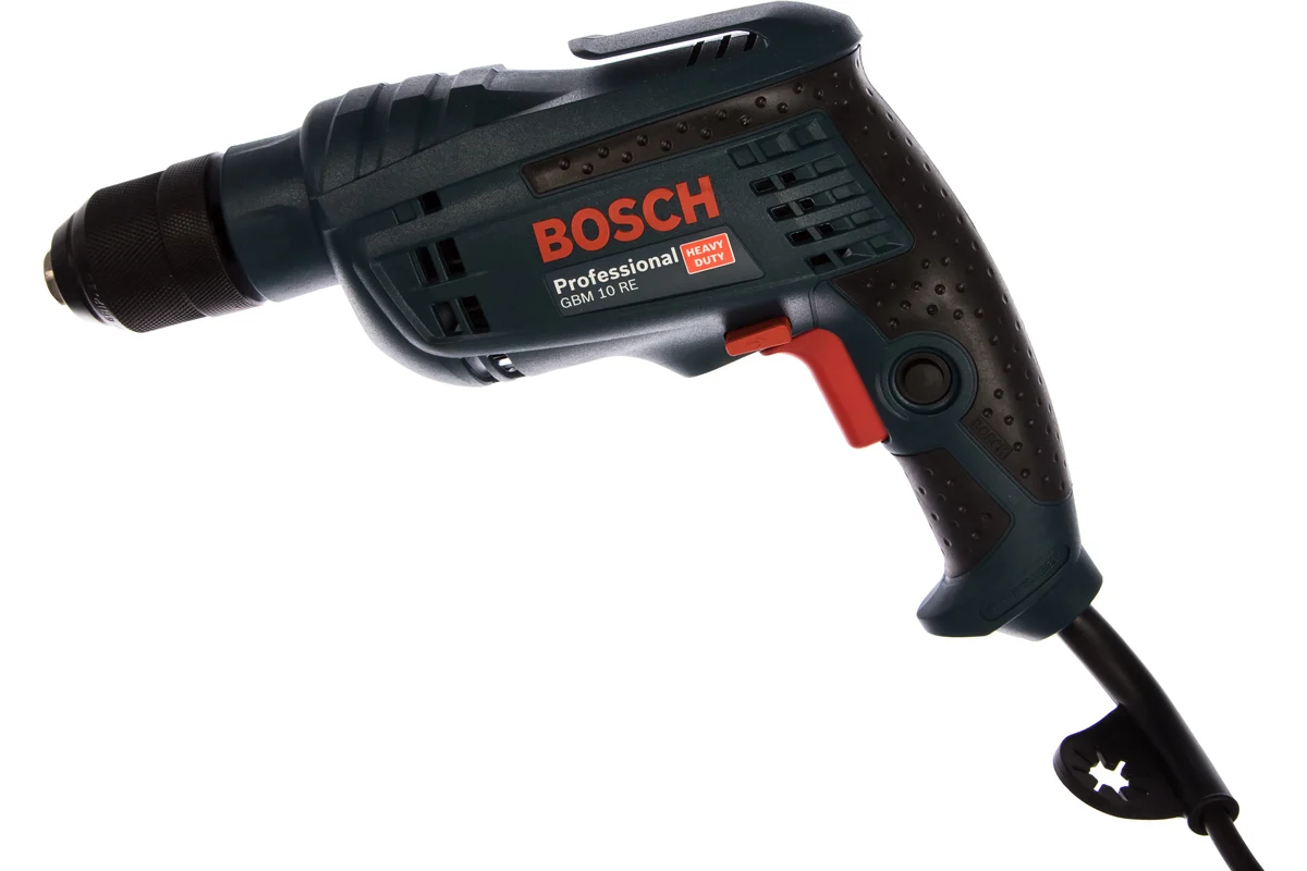 Дрель Bosch GBM 10 RE, синий