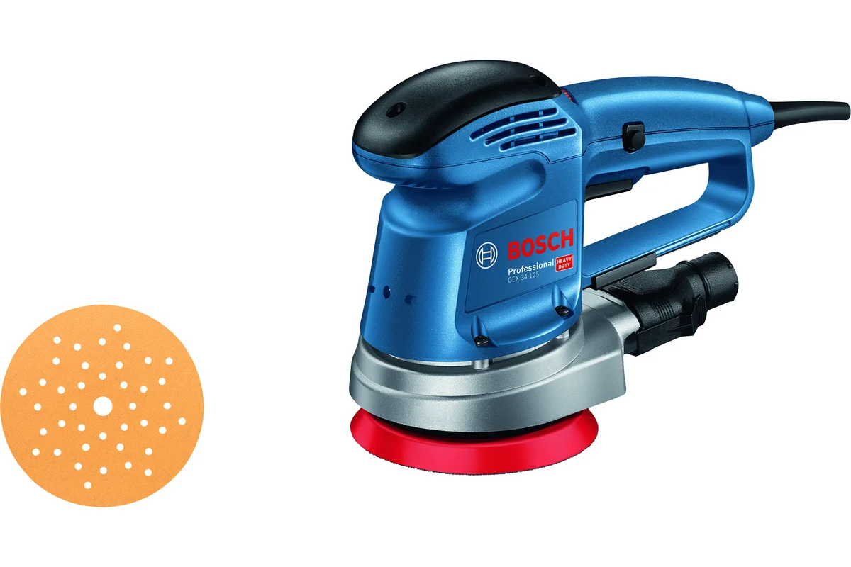 Болгарки Bosch GEX 34-125, синий