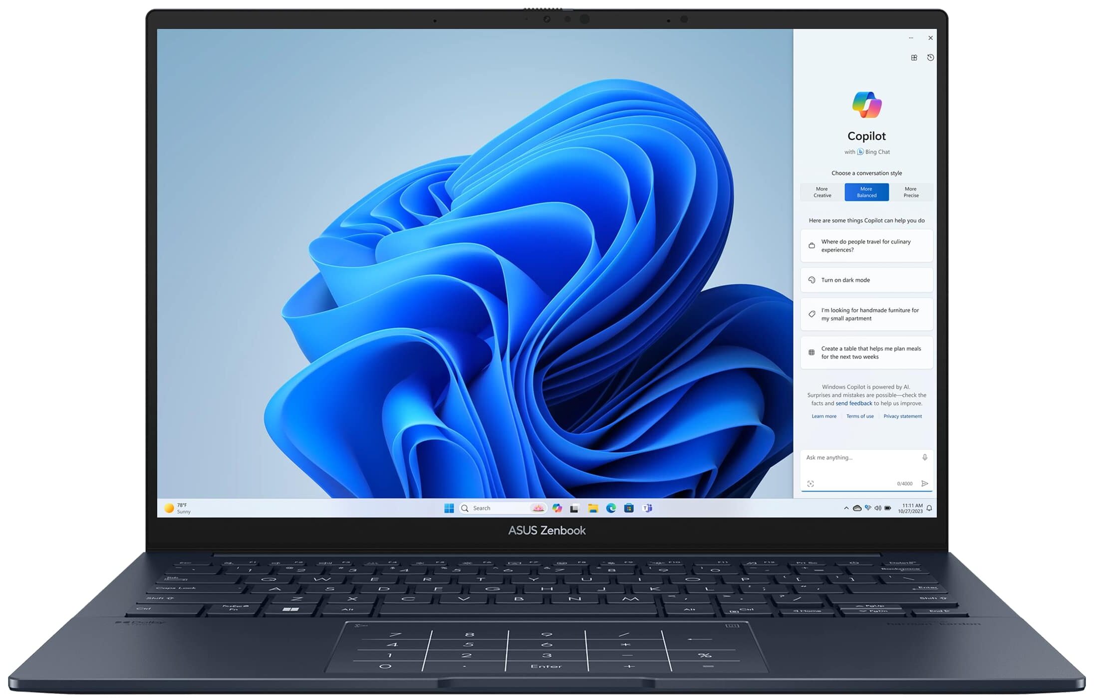 Digital Shop - Купить Ноутбук Asus Zenbook UX3405CA-UP7512 / 7 255H / 16 GB / SSD 512 GB / 14", черный онлайн с доставкой в маркетплейсе alifshop.uz