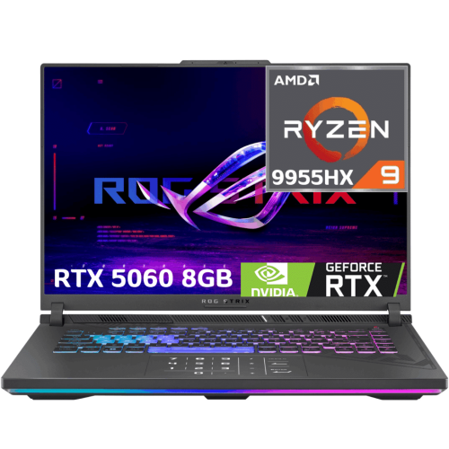 Digital Shop - Купить Игровой ноутбук Asus ROG Strix G16 (G614FM-WS94) / R9-9955HX / 16 GB / SSD 1 TB / RTX 5060 / 16", чёрный онлайн с доставкой в маркетплейсе alifshop.uz