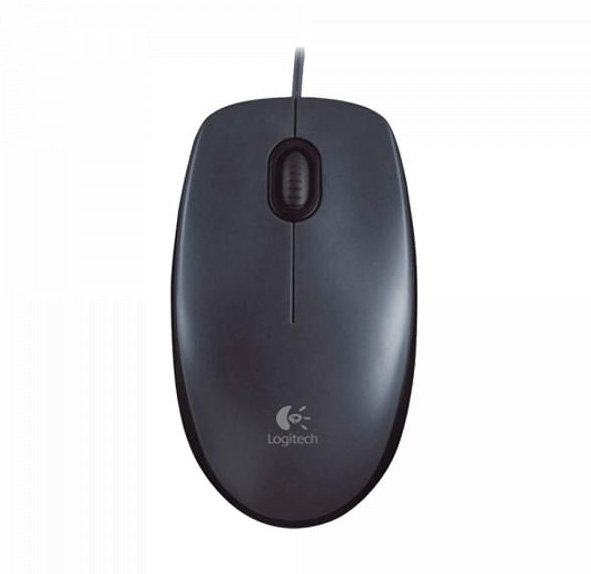 Мышь Logitech M90 Corded, серый