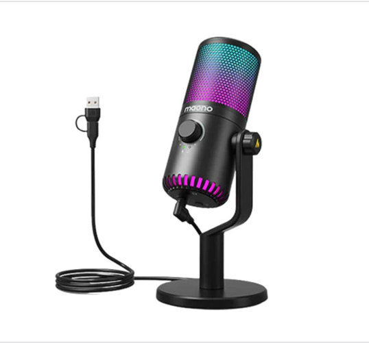 Микрофон  MAONO  DM30 RGB, чёрный