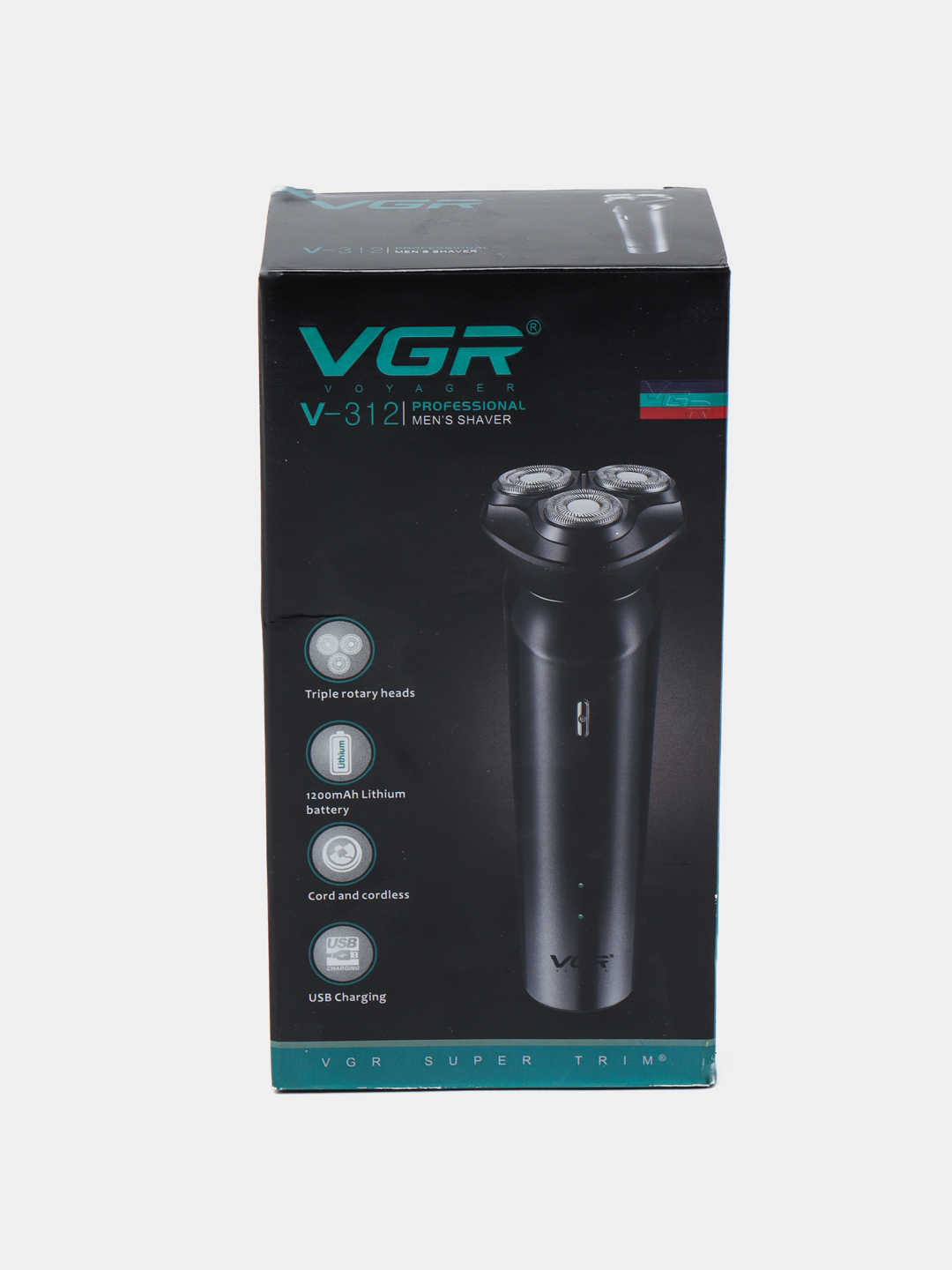 Электробритва VGR V-312, чёрный