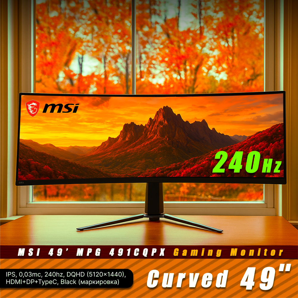 E-commerce 777 - Купить Монитор MSI MPG491CQPX 49", Черный онлайн с доставкой в маркетплейсе alifshop.uz
