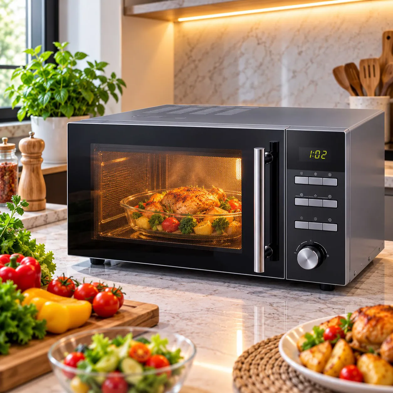 Микроволновая печь Mega MOG-212, Серый
