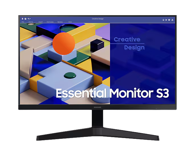 JOYBOX - Купить Монитор Samsung Essential S3 24", черный онлайн с доставкой в маркетплейсе alifshop.uz