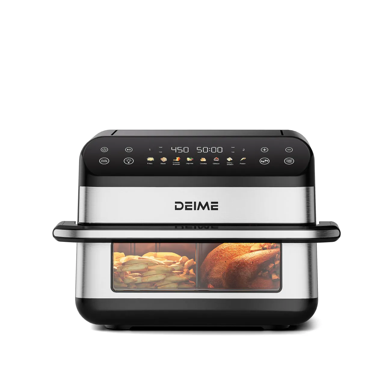 DEIME - Купить Фритюрница и Аэрогриль Deime RA922 8L DSV Dual, чёрный ...