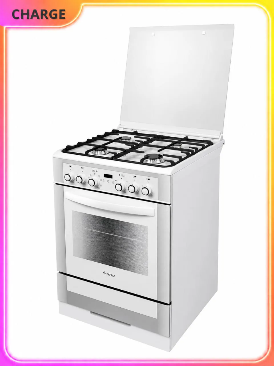 Газовая плита Gefest ПГ 6300-03 0040, белый
