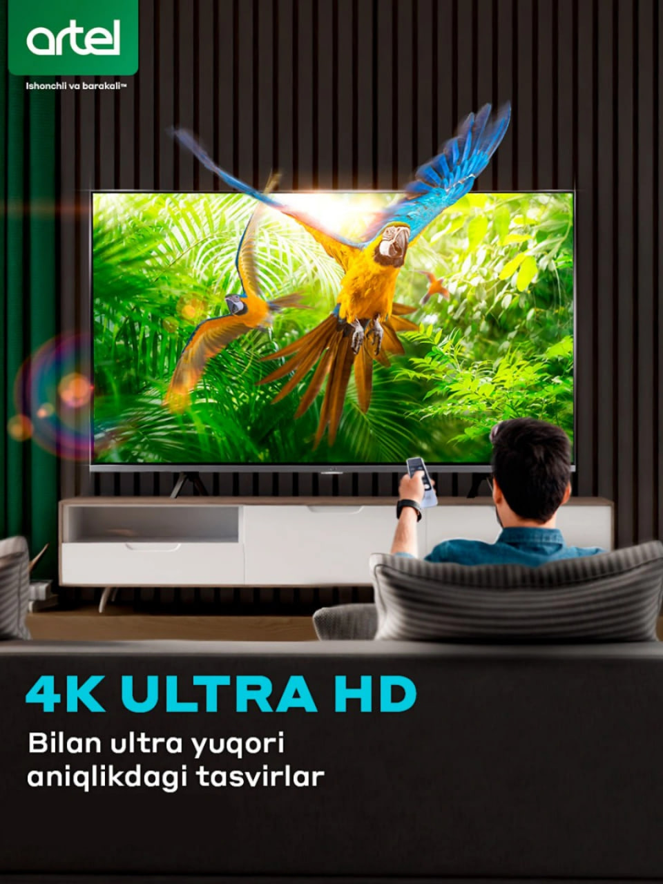QARSHI PREMIUM - Купить Телевизор Artel A65PUCH010, чёрный онлайн с доставкой в маркетплейсе alifshop.uz